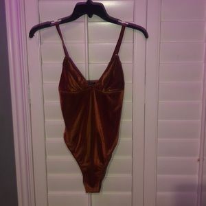 rusty color one piece